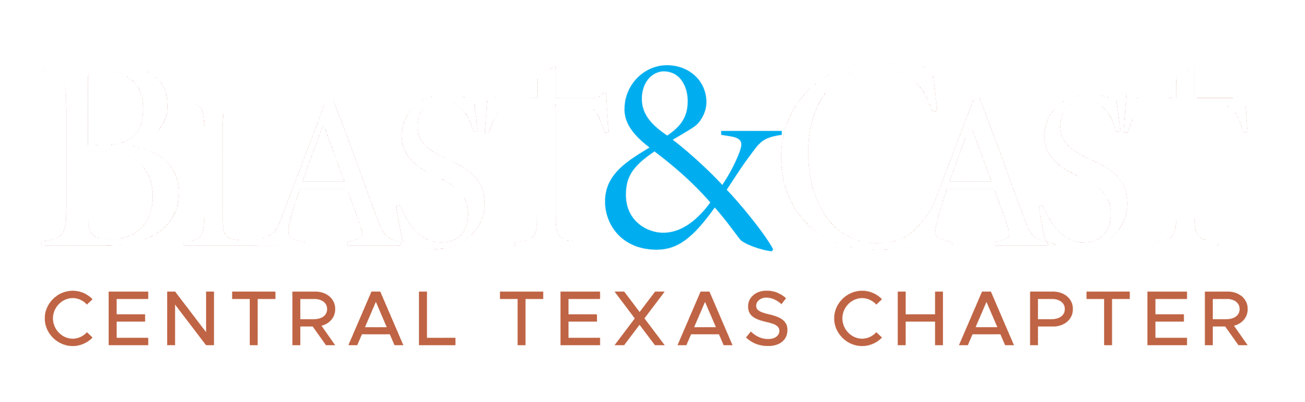Blast And Cast Chapter Logos Only C Blue Orange Central Texas Chapter - Central Texas