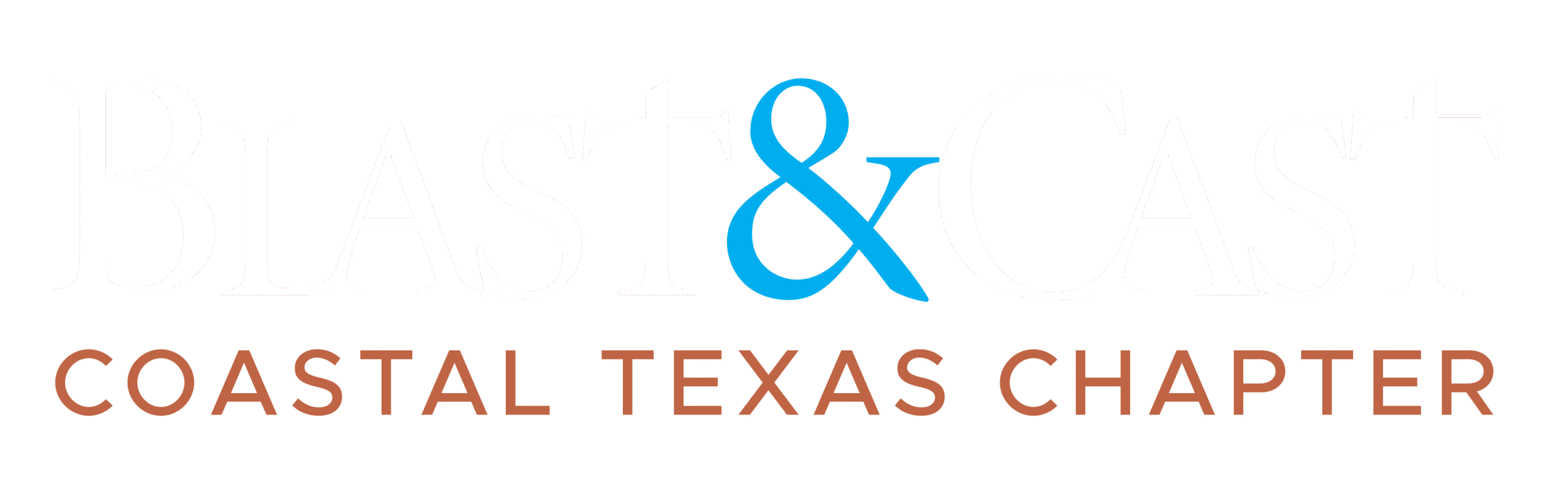 Blast And Cast Chapter Logos Only C Blue Orange Coastal Texas Chapter - Coastal Texas