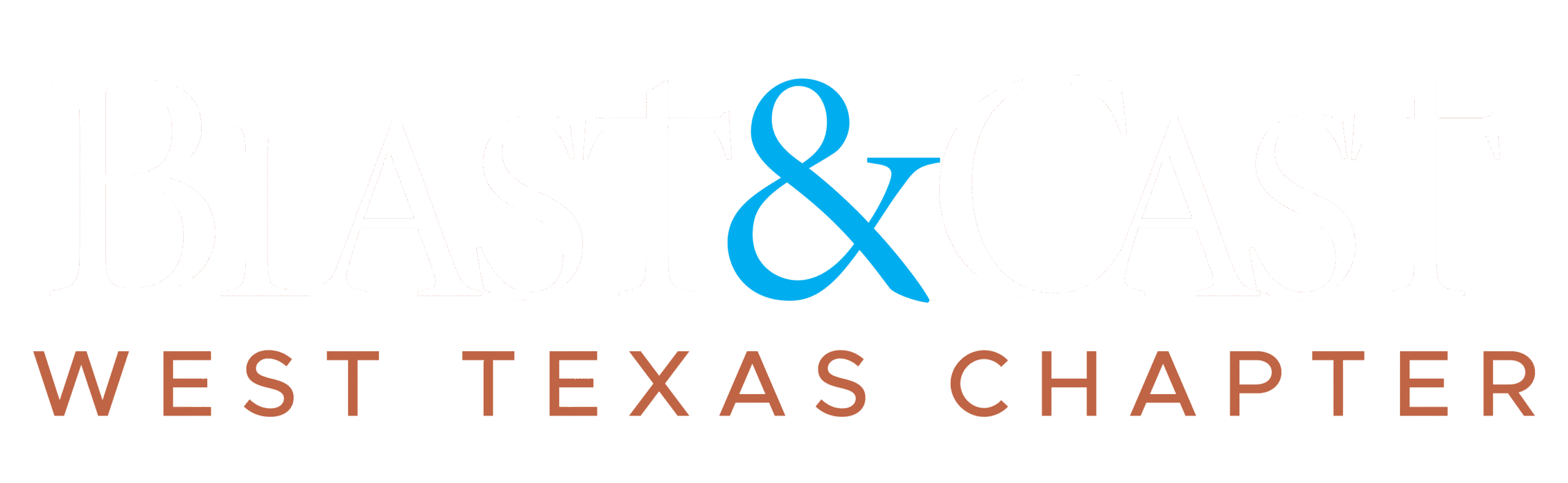 Cropped Blast And Cast Chapter Logos Only C Blue Orange West Texas Chapter Scaled .png - West Texas
