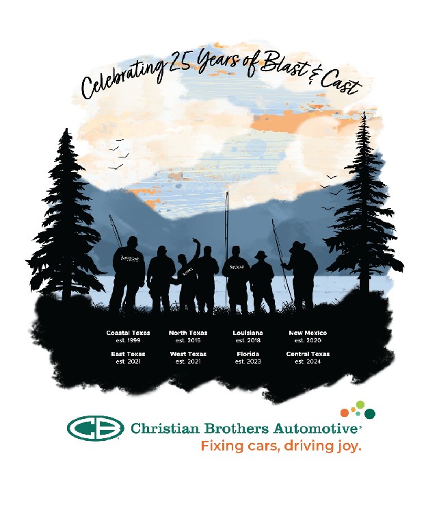 '25 Years of Blast & Cast' Fishing Shirt - Limited Edition