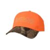 Logo Hat - Blaze Orange/Camo - Adjustable - Image 2